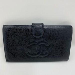 Chanel CC Caviar Bifold Wallet